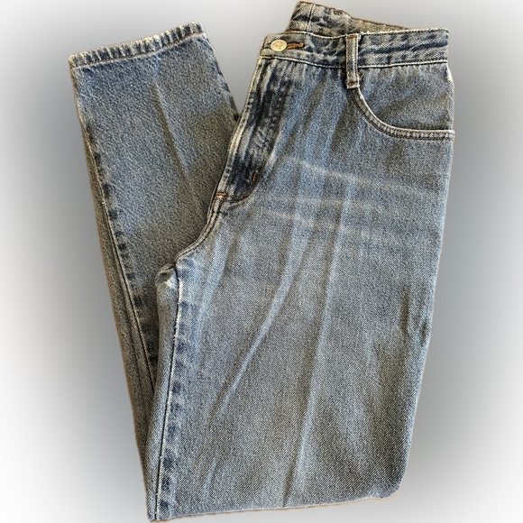 Vintage 90’s BONGO Straight Leg Retro Fit Medium Wash Juniors Jeans Size 7 - Picture 7 of 9